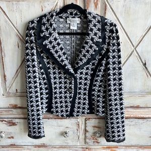 Luxury knit blazer
